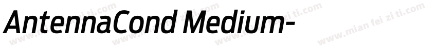 AntennaCond Medium字体转换